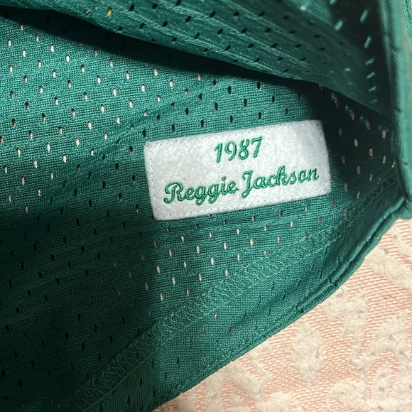 XL Mitchell and Ness Oakland A’s Jersey - Picture 3 of 3